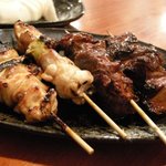 やきとりかどちゃん - （2009/10月）「レバー」と「ネギ身」