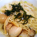 ら～めん　晴々 - ゆきラーメン + 炙り海苔 トッピング (\100) 2014.11.24