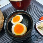 定食 父ちゃん家 - 煮玉子