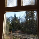 レストラン ナズ - 窓からお庭を