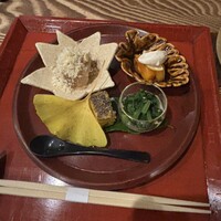鶏割烹 ならや - 前菜4種