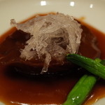 メゾン・ド・ユーロン - 鮑のやわらか醤油煮込み 燕の巣添え 2014.11.2x