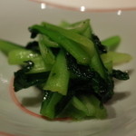 メゾン・ド・ユーロン - 青菜の炒め物 2014.11.2x