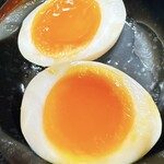 定食 父ちゃん家 - 選べ小鉢（煮玉子）