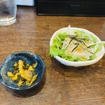 専科 - 料理写真:サラダと香の物