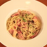 芝ふく - キノコ・ベーコン