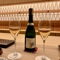 鮨 八咫烏 - シャンパーニュで乾杯♪