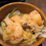 てっぺん - 中華丼の具みたいの♡エビが5656~♡お友達がエビ好きの私に たくさん入っている方と交換してくださいました(* ᴗ͈ˬᴗ͈)”