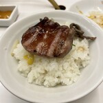 大幸園 - 上タン塩とご飯。神