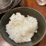 酒肴 新屋敷 - おかわり。おかずなしそのままで食べるのが好き