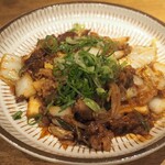 カッシーワ - 牛肉と白菜・厚揚げの味噌炒め