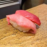 立鮨 すし横 - 大トロちゃんと中トロちゃん♡