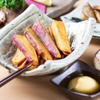 さつまいものフライドポテト　蜂蜜マヨネーズ添え