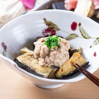 賀茂茄子鴨そぼろあんかけ