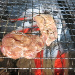 ろばたやき山ろく - レバは軽く焙るだけで。