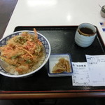 味奈登庵 - かき揚げ天丼４５０円