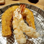 天ぷらめし 金子屋 - えび2皿目