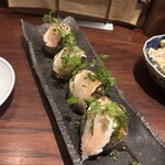 道玄坂バンバン - 鶏のたたきとアボガドの生春巻き