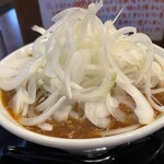 ラーメン南の - 麻婆麺玉ねぎトッピング