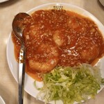 景徳鎮 - ランチB海老のチリソース煮900円