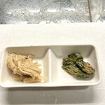 餃子の店 もも - えのき、オクラ