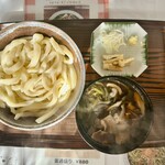 千代屋 - スペシャルうどん　上から