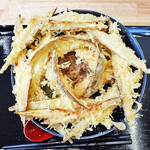 うどん はな明かり - 肉ごぼ天うどん大盛