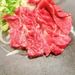 神泉ホルモン 三百屋 - 美しすぎない？サガリ刺し。