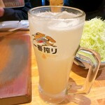 神泉ホルモン 三百屋 - グレープフルーツサワー