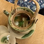 向井酒の店 - 松茸とはものどびん蒸し