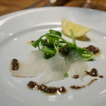 チニャーレエノテカ - 青森　ヒラメのカルパッチョ