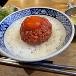 ＃ヒロキヤ恵比寿 - ユッケ丼シングル　1650円