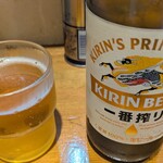 中華そばや 和凡 - ビール