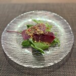 三栗 - 鰹のカルパッチョ