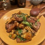 マンボ飯店 - 和牛の中華炒め(追加)