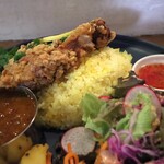 ハジカミ - 硬めのターメリックライス