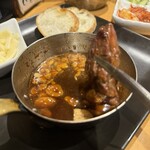 大衆炭火焼肉ジンギスカン ホルモン酒場 風土. - ガーリック風味