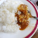ユーモア - ひとくちカレーをかけてみました
