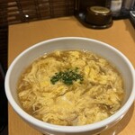 大衆炭火焼肉ジンギスカン ホルモン酒場 風土. - 玉子スープ