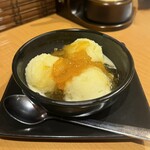 大衆炭火焼肉ジンギスカン ホルモン酒場 風土. - ゆずシャーベット