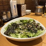 大衆炭火焼肉ジンギスカン ホルモン酒場 風土. - チョレギサラダ