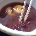 五十鈴川カフェ - 小豆がたっぷり