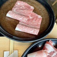 銀座しゃぶ通 マロニエゲート店 - クーポンの松阪牛２枚