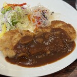 武蔵ダイニング - 焼きポークカツ定食（634円）