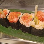 すし専門ストア 大門 かど平 - ねぎとろ巻き