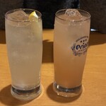 のんき家亭 - レモンサワー　グァバサワー