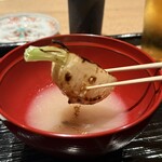 焼鳥ごりょう - 蕪と鶏ガラスープのすり流し