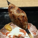 焼鳥ごりょう - つくね　ハニーマスタードで立体感ある旨みに