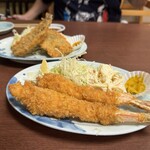 一山いけす - 海老フライ