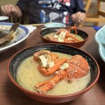 一山いけす - 伊勢海老のお味噌汁